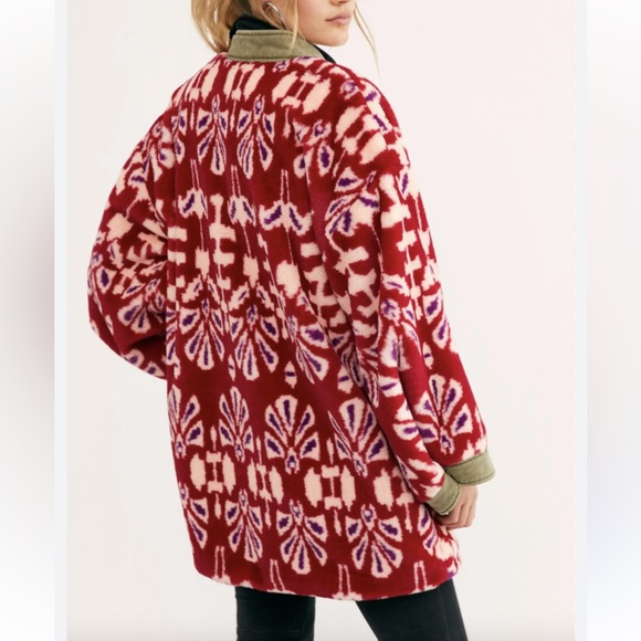 We The Free Jackets & Blazers - Free People We The Free Vivid Dreams Faux Fur Kimono Jacket